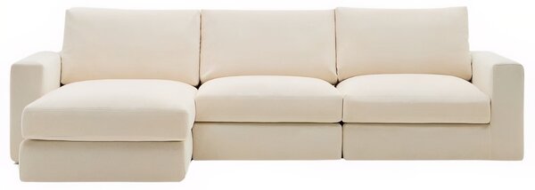 Kave Home Béžová modulární rohová pohovka Alea 310 cm, levá