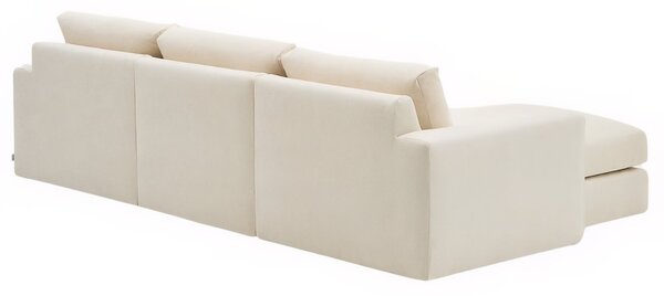 Kave Home Béžová modulární rohová pohovka Alea 310 cm, levá