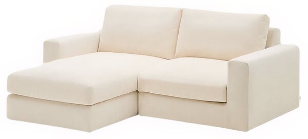 Kave Home Béžová modulární rohová pohovka Alea 220 cm, levá