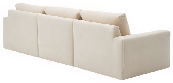 Kave Home Béžová modulární rohová pohovka Alea 310 cm, pravá