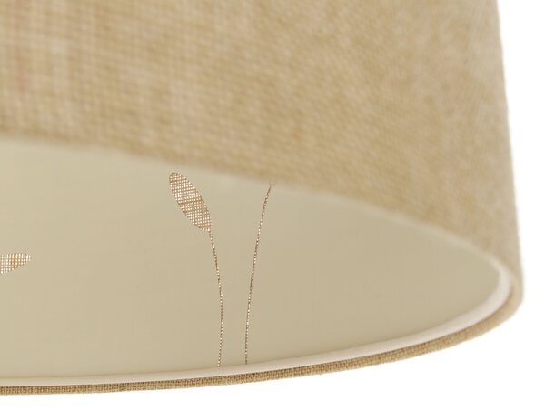 BPS koncept Závěsné svítidlo BOHO auris - bílá travina, 1xE27, ø 40 cm Barva: Hnědá