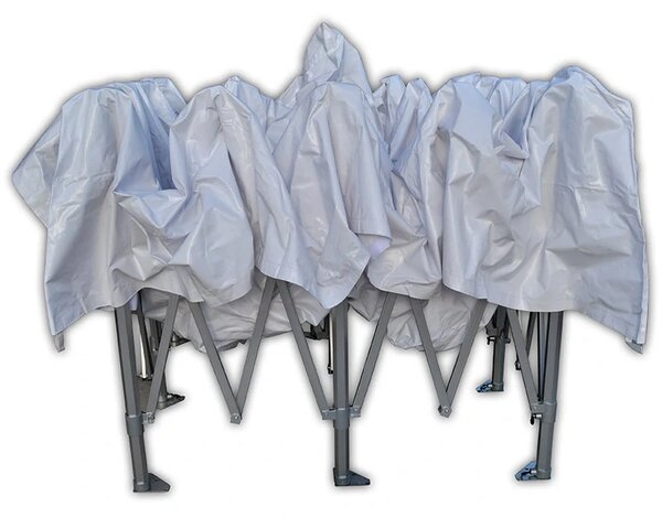 Nůžkový párty stan "PAGODA" RedX® PROFI EXTREME PVC 5x5 m (Nůžkový stan ve tvaru "PAGODA" s PVC opláštěním, v nejbytelnějším provedení z našeho)