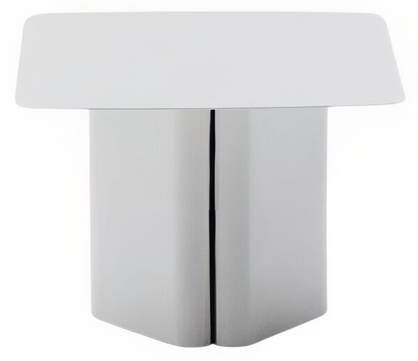 Šedý kovový konferenční stolek Kave Home Arvin 70 x 52 cm
