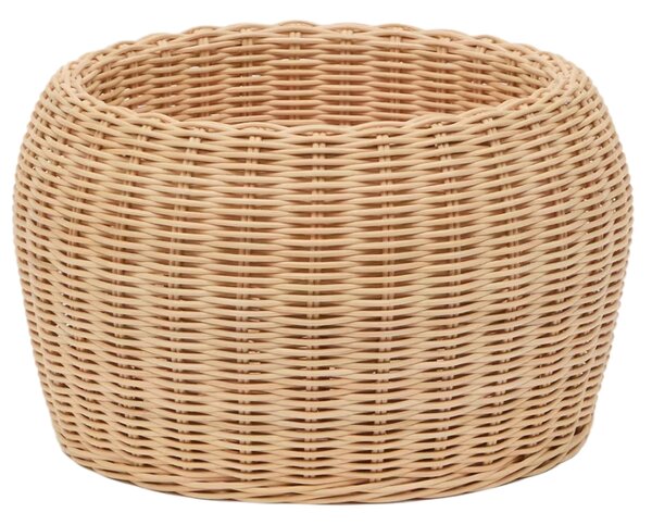 Ratanový dekorativní koš Kave Home Zilna ⌀ 31 cm