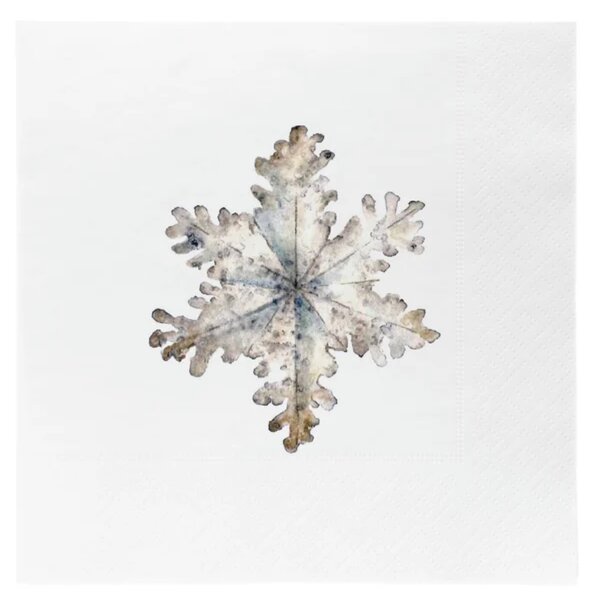 Sögne Home Papírové ubrousky December Snowflake - 20 ks SGH114