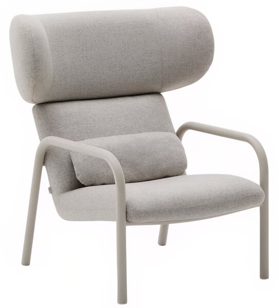 Béžové čalouněné křeslo Kave Home Inari