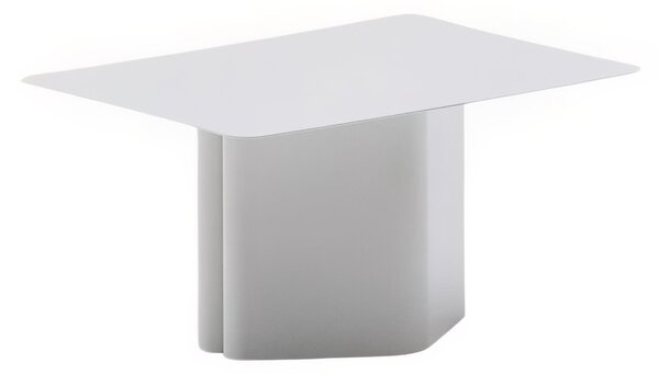 Šedý kovový konferenční stolek Kave Home Arvin 70 x 52 cm