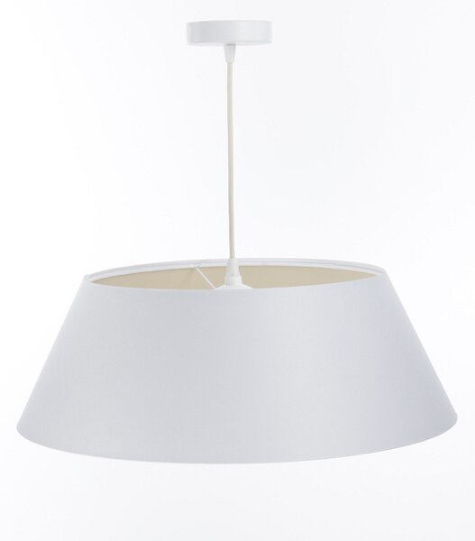 BPS koncept Závěsné svítidlo BOHO, 1xE27, ø 50 cm, v. 17 cm Barva: Bílá