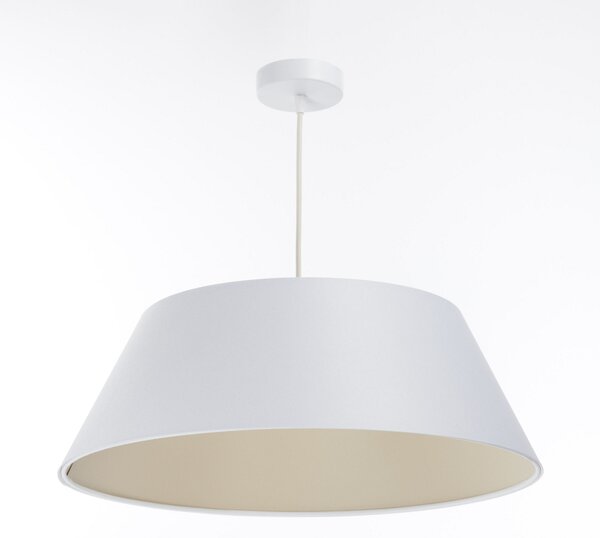 BPS koncept Závěsné svítidlo BOHO, 1xE27, ø 50 cm, v. 17 cm Barva: Bílá