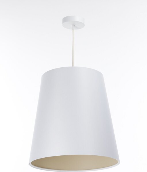 BPS koncept Závěsné svítidlo BOHO, 1xE27, ø 35 cm, v. 35 cm Barva: Bílá