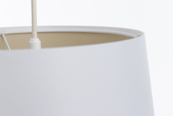 BPS koncept Závěsné svítidlo BOHO, 1xE27, ø 35 cm, v. 35 cm Barva: Bílá