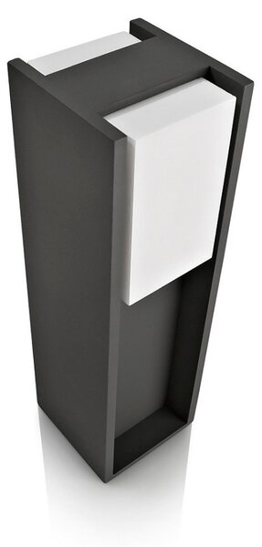 Philips 16353/93/PN Zahradní sloupkové světlo | E27 | Černá