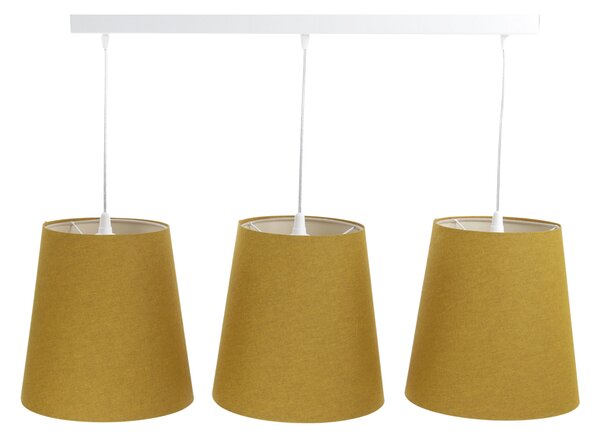BPS koncept Závěsné lineární svítidlo BOHO, 3xE27, d. 85 cm Barva: Béžová