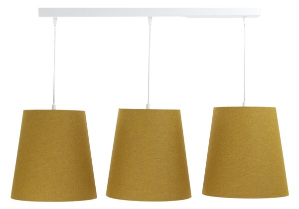BPS koncept Závěsné lineární svítidlo BOHO, 3xE27, d. 85 cm Barva: Béžová