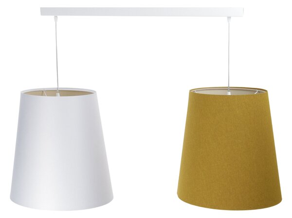 BPS koncept Závěsné lineární svítidlo BOHO, 2xE27, d. 95 cm Barva: Béžová