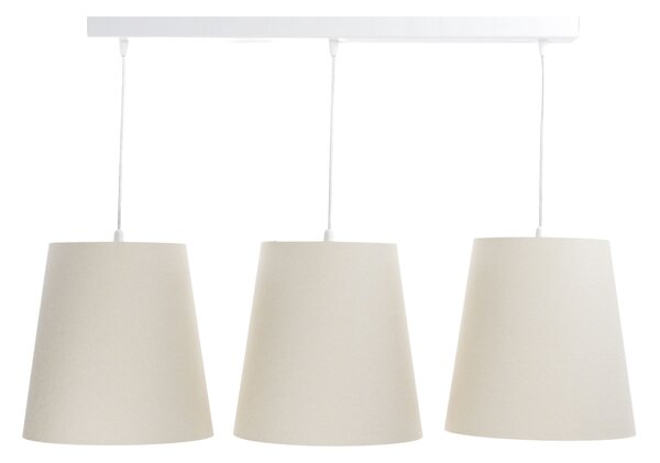 BPS koncept Závěsné lineární svítidlo BOHO, 3xE27, d. 85 cm Barva: Béžová