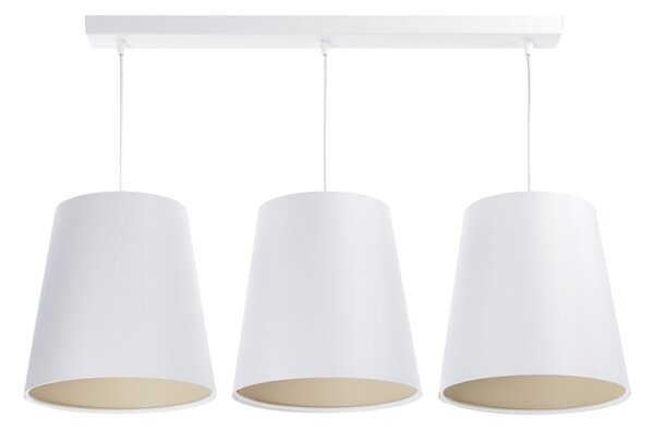 BPS koncept Závěsné lineární svítidlo BOHO, 3xE27, d. 85 cm Barva: Béžová
