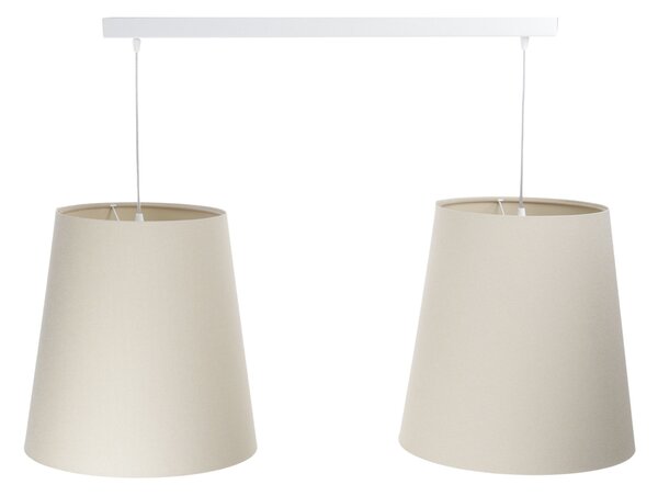 BPS koncept Závěsné lineární svítidlo BOHO, 2xE27, d. 95 cm Barva: Béžová