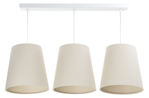 BPS koncept Závěsné lineární svítidlo BOHO, 3xE27, d. 85 cm Barva: Béžová
