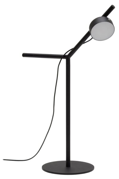 Černá kovová stolní lampa Kave Home Orey