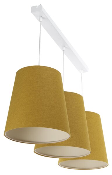 BPS koncept Závěsné lineární svítidlo BOHO, 3xE27, d. 85 cm Barva: Béžová