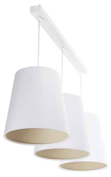 BPS koncept Závěsné lineární svítidlo BOHO, 3xE27, d. 85 cm Barva: Béžová