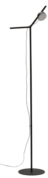 Černá kovová stojací lampa Kave Home Orey 160 cm