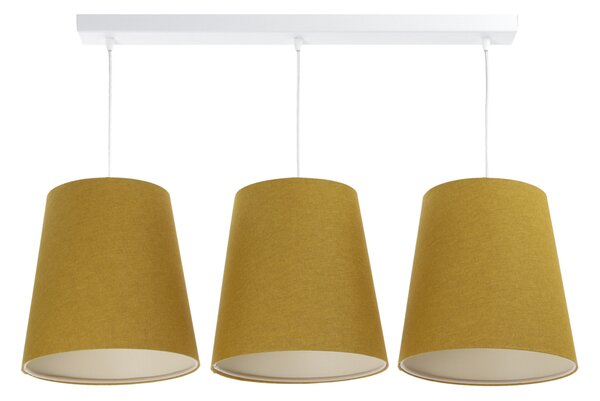 BPS koncept Závěsné lineární svítidlo BOHO, 3xE27, d. 85 cm Barva: Béžová