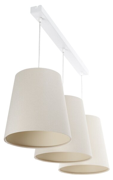 BPS koncept Závěsné lineární svítidlo BOHO, 3xE27, d. 85 cm Barva: Béžová