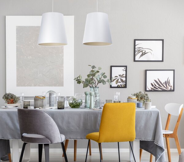 BPS koncept Závěsné lineární svítidlo BOHO, 2xE27, d. 95 cm Barva: Béžová