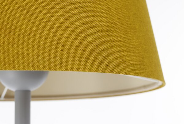 BPS koncept Stojací lampa BOHO, 1xE27, v. 157 cm Barva: Zlatá, Barva montury: Šedá