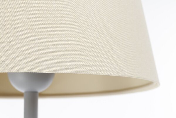 BPS koncept Stojací lampa BOHO, 1xE27, v. 157 cm Barva: Zlatá, Barva montury: Šedá
