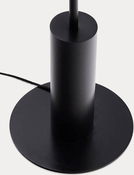 Béžová kovová stojací lampa Kave Home Nibla 140 cm