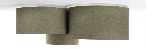 BPS koncept Stropní svítidlo BOHO elegant jednobarevné, 3xE27, v. 34 cm Barva: Zelená