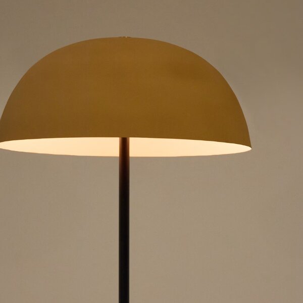 Béžová kovová stojací lampa Kave Home Nibla 140 cm