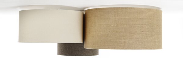 BPS koncept Stropní svítidlo BOHO elegant krémová bílá, 3xE27, v. 34 cm Barva: Zelená-grafitová