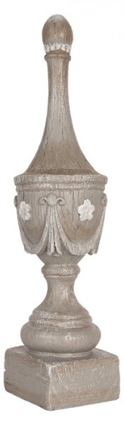 Béžová dekorace v antickém stylu Horcus – 11x43 cm