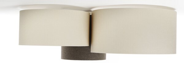 BPS koncept Stropní svítidlo BOHO elegant krémová bílá, 3xE27, v. 34 cm Barva: Zelená-grafitová