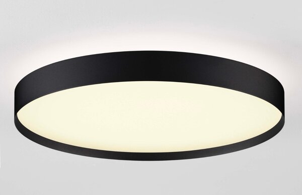 Černé kovové stropní LED světlo Nova Luce Roi 50 cm