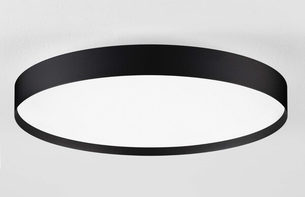 Černé kovové stropní LED světlo Nova Luce Roi 50 cm