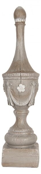 Béžová dekorace v antickém stylu Horcus – 11x43 cm
