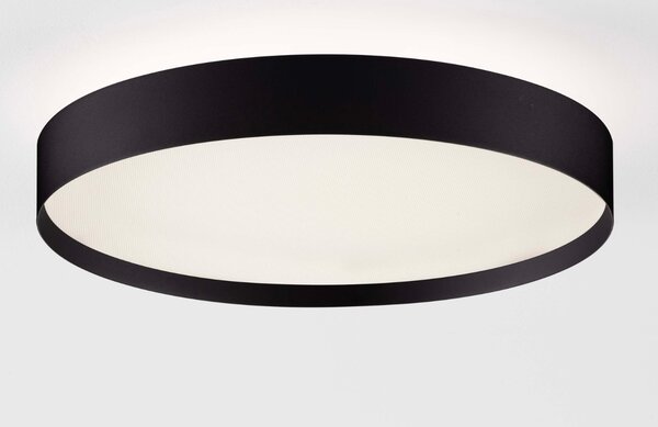 Nova Luce Černé kovové stropní LED světlo Roi 40 cm