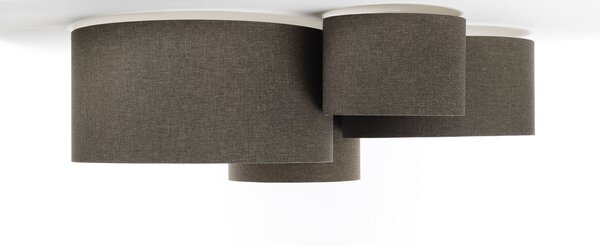 BPS koncept Stropní svítidlo BOHO elegant jednobarevné, 4xE27, v. 34 cm Barva: Grafitová