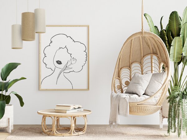 BPS koncept Závěsné svítidlo BOHO elegant slim, 1xE27, v. 20 cm Barva: Hořčicová