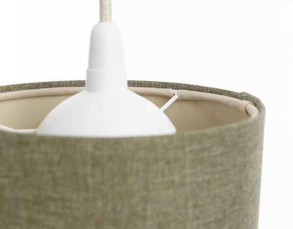 BPS koncept Závěsné svítidlo BOHO elegant slim, 1xE27, v. 20 cm Barva: Hořčicová