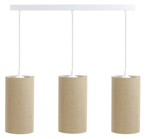 BPS koncept Závěsné svítidlo BOHO elegant slim, 3xE27, d. 88 cm Barva: Světlá juta