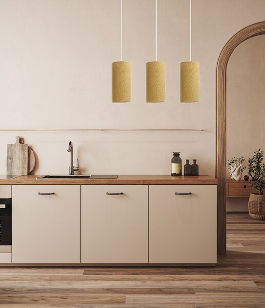 BPS koncept Závěsné svítidlo BOHO elegant slim, 3xE27, d. 88 cm Barva: Světlá juta