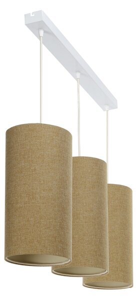 BPS koncept Závěsné svítidlo BOHO elegant slim, 3xE27, d. 88 cm Barva: Světlá juta