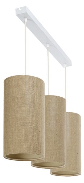 BPS koncept Závěsné svítidlo BOHO elegant slim, 3xE27, d. 88 cm Barva: Světlá juta
