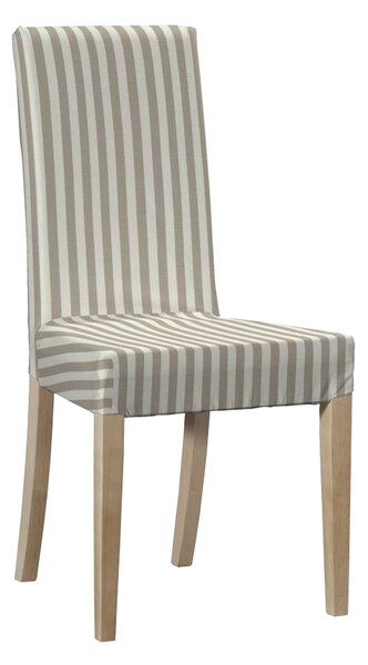 Potah na židli IKEA Harry, krátký barva béžová látka vzorované